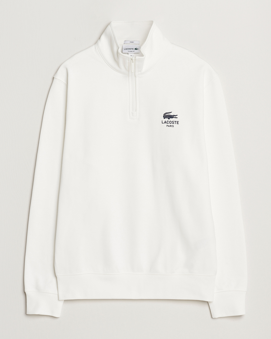 Herre | Gensere | Lacoste | Paris Half Zip Sweatshirt Flour