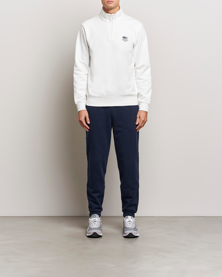 Herre | Gensere | Lacoste | Paris Half Zip Sweatshirt Flour