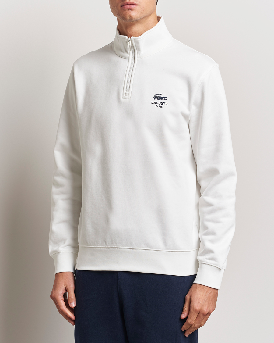 Herre | Gensere | Lacoste | Paris Half Zip Sweatshirt Flour