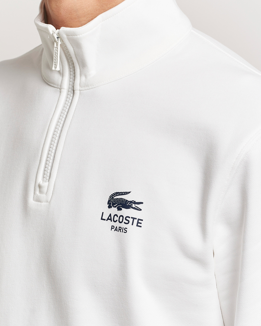 Herre | Gensere | Lacoste | Paris Half Zip Sweatshirt Flour