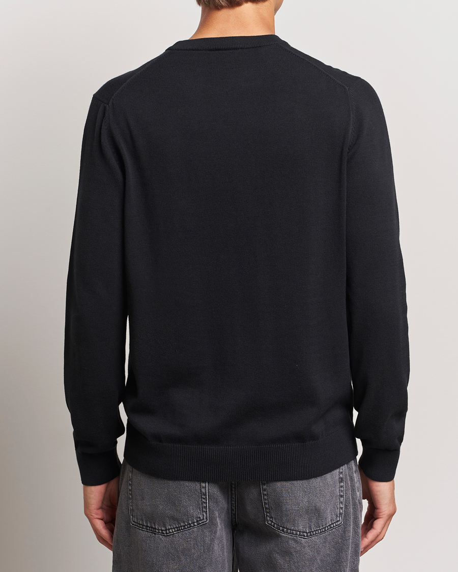 Herre | Gensere | Lacoste | Cotton Knitted Sweater Black