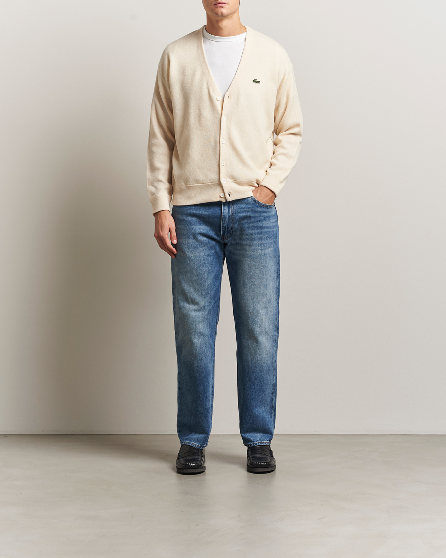 Herre | Gensere | Lacoste | Carded Wool Cardigan Lapland
