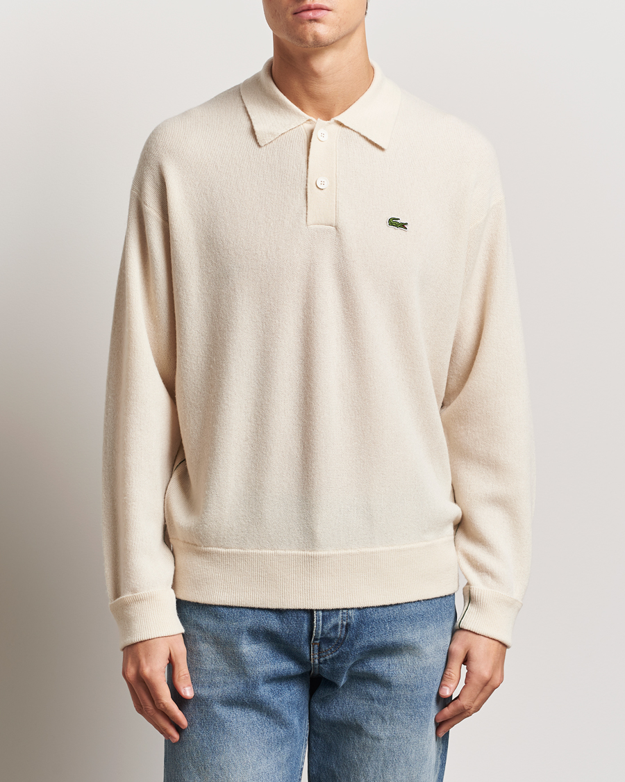Herre | Gensere | Lacoste | Carded Wool Polo Lapland