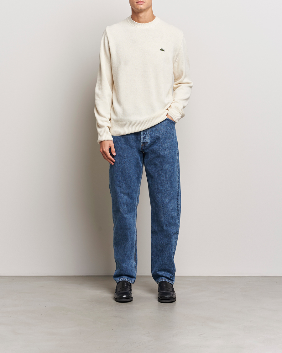 Herre | Gensere | Lacoste | Carded Wool Crew Neck Lapland