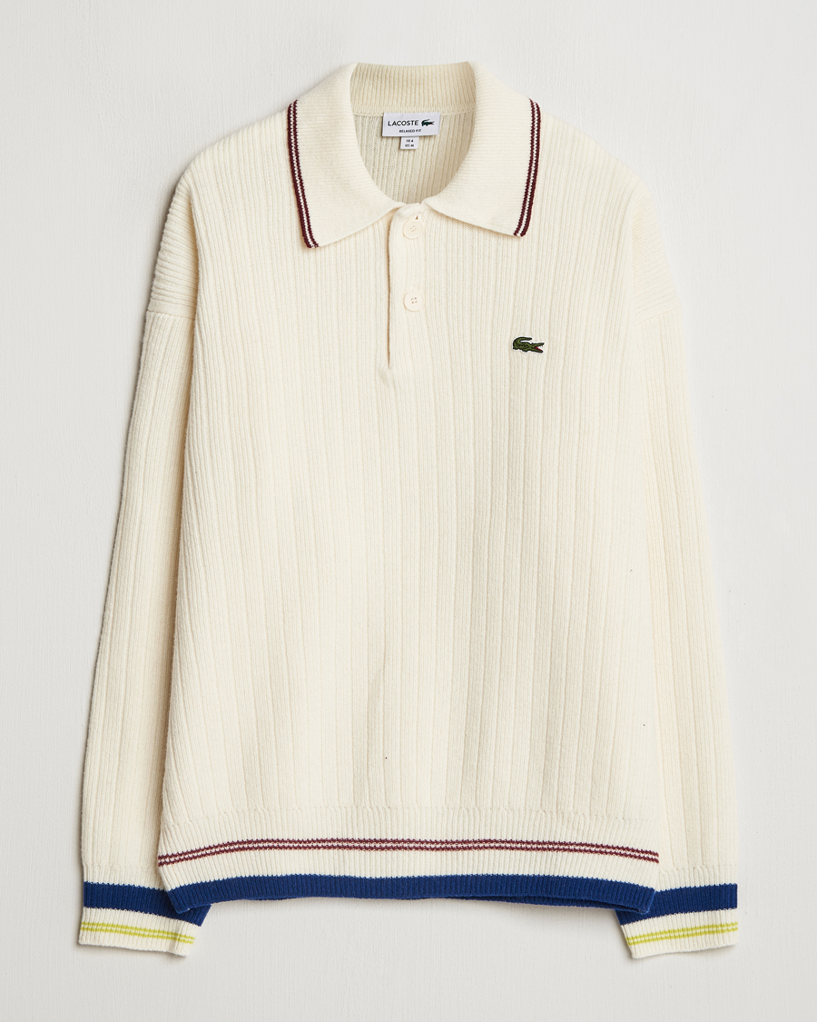 Herre | Gensere | Lacoste | Retro Tennis Wool Polo Lapland