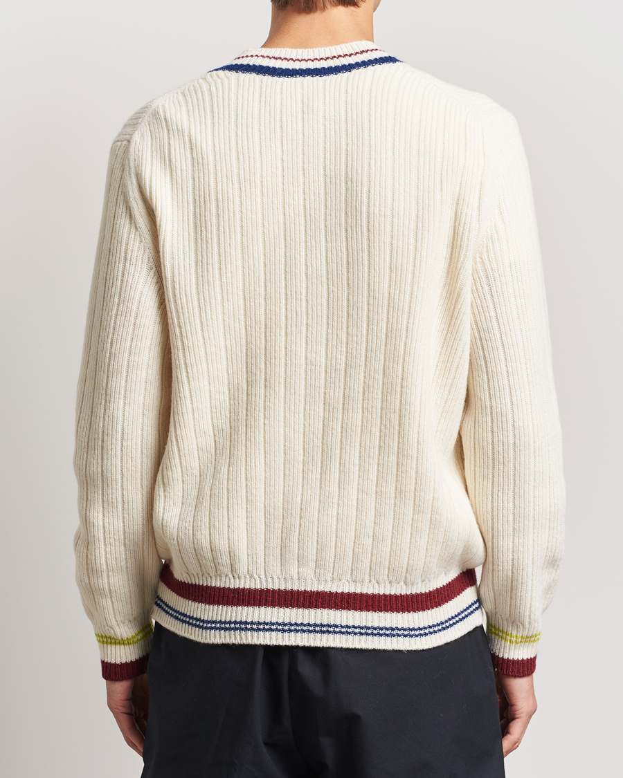 Herre | Gensere | Lacoste | Retro Tennis Wool V-Neck Lapland