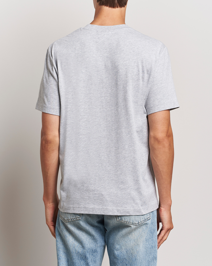 Herre | T-Shirts | Lacoste | Crew Neck T-Shirt Silver Chine