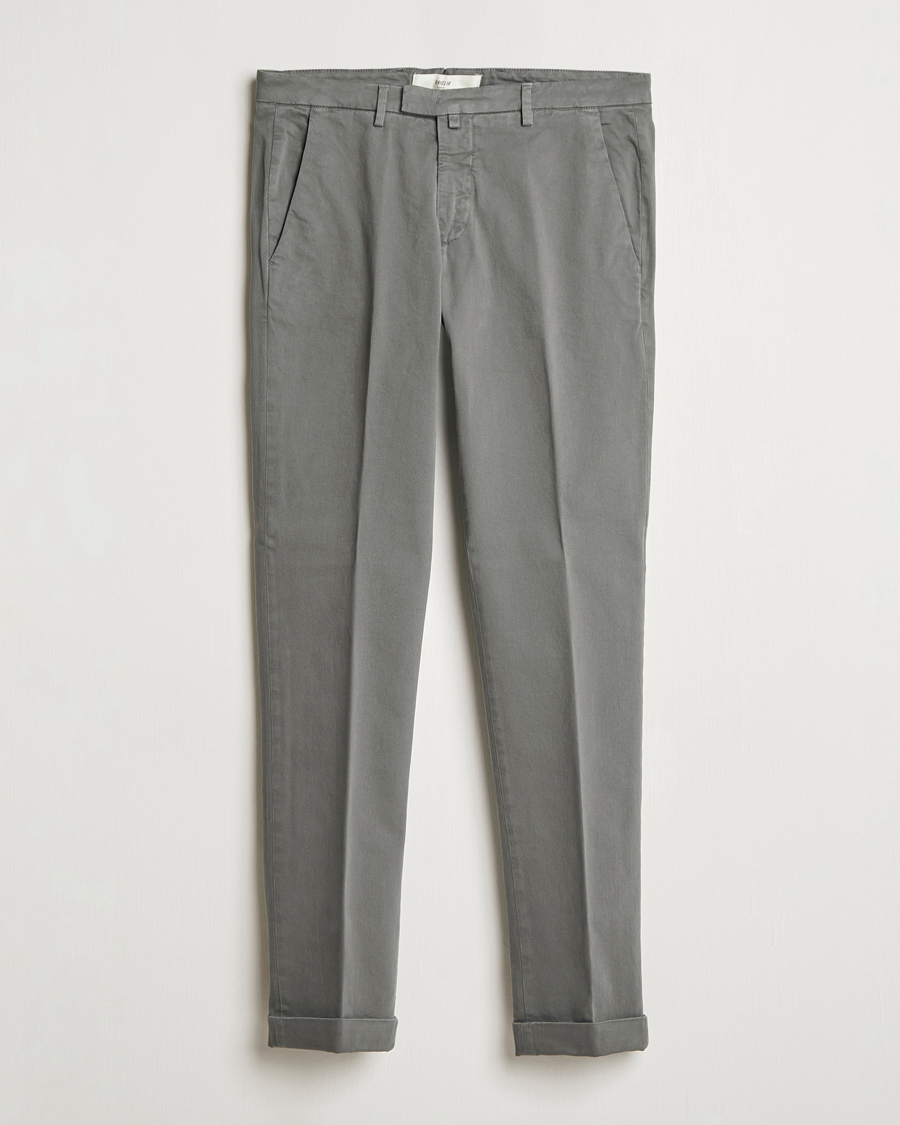 Herre | Bukser | Briglia 1949 | Slim Fit Cotton Stretch Chino Grey