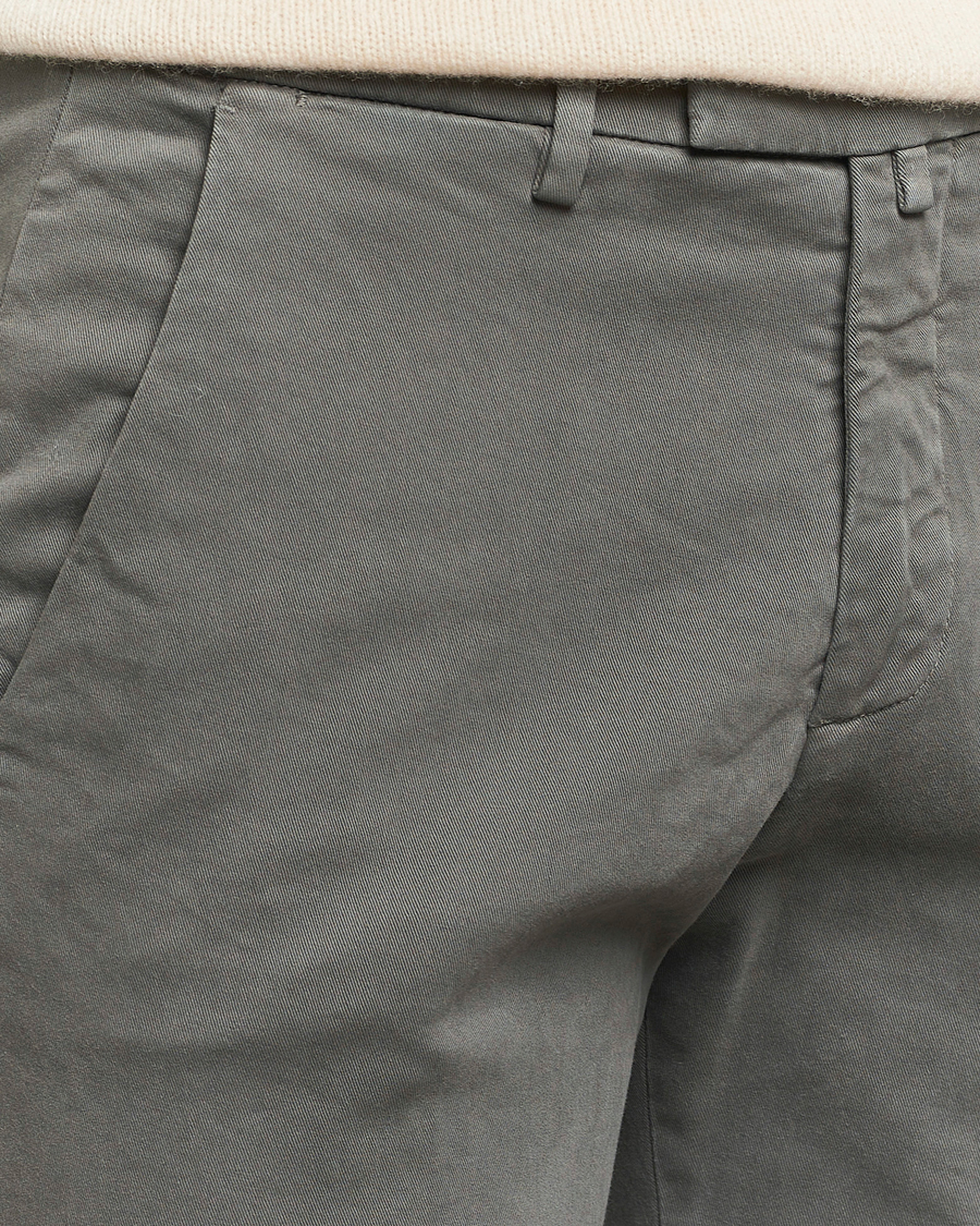 Herre | Bukser | Briglia 1949 | Slim Fit Cotton Stretch Chino Grey