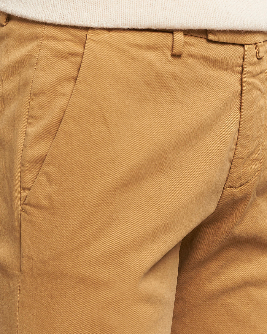 Herre | Bukser | Briglia 1949 | Slim Fit Cotton Stretch Chino Camel
