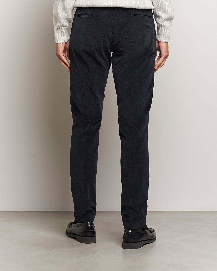 Herre | Bukser | Briglia 1949 | Slim Fit Corduroy Trousers Black