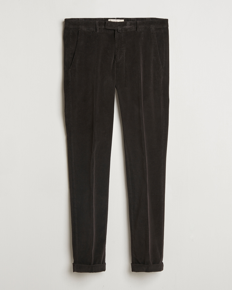 Herre | Bukser | Briglia 1949 | Slim Fit Corduroy Trousers Dark Brown