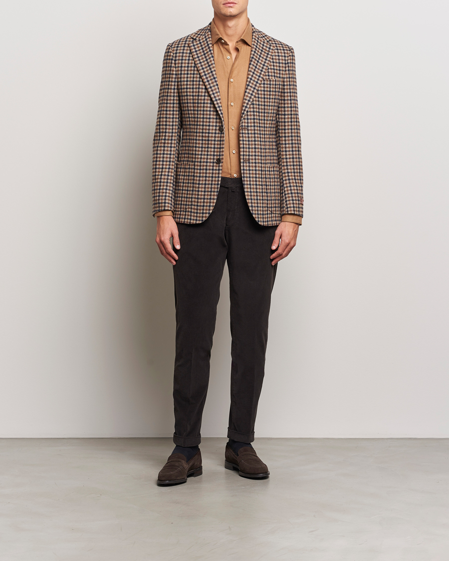 Herre | Bukser | Briglia 1949 | Slim Fit Corduroy Trousers Dark Brown
