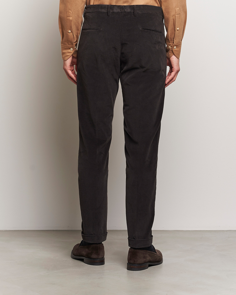 Herre | Bukser | Briglia 1949 | Slim Fit Corduroy Trousers Dark Brown