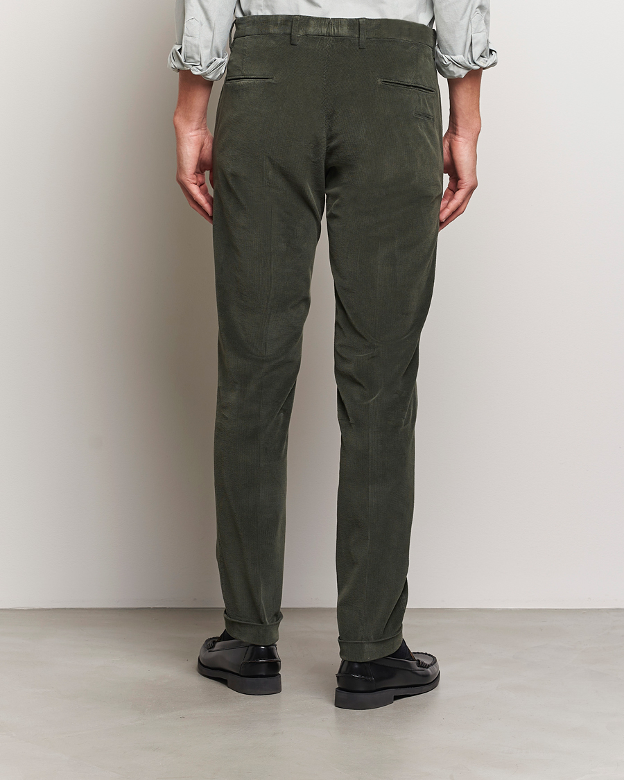 Herre | Bukser | Briglia 1949 | Slim Fit Corduroy Trousers Dark Green