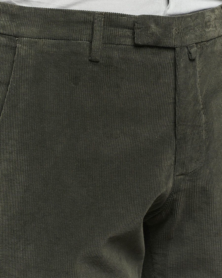 Herre | Bukser | Briglia 1949 | Slim Fit Corduroy Trousers Dark Green