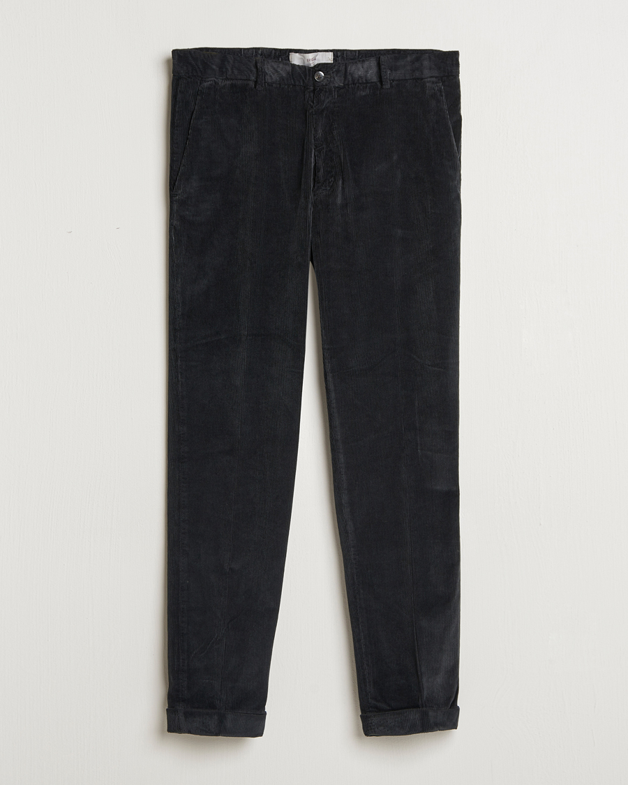 Herre | Bukser | Briglia 1949 | Easy Fit Corduroy Trousers Black