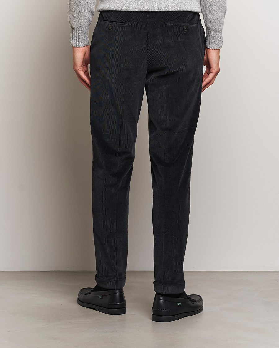 Herre | Bukser | Briglia 1949 | Easy Fit Corduroy Trousers Black