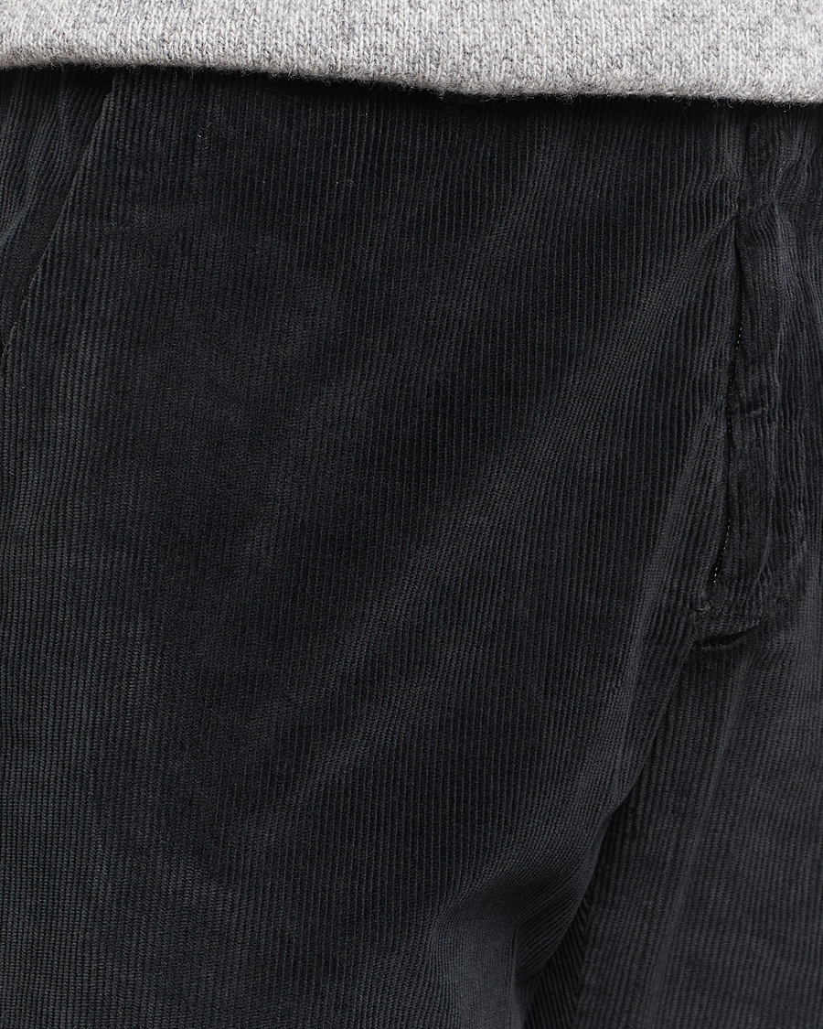Herre | Bukser | Briglia 1949 | Easy Fit Corduroy Trousers Black