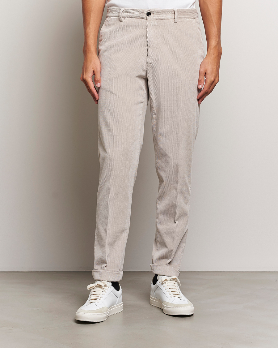 Herre | Bukser | Briglia 1949 | Easy Fit Corduroy Trousers Beige