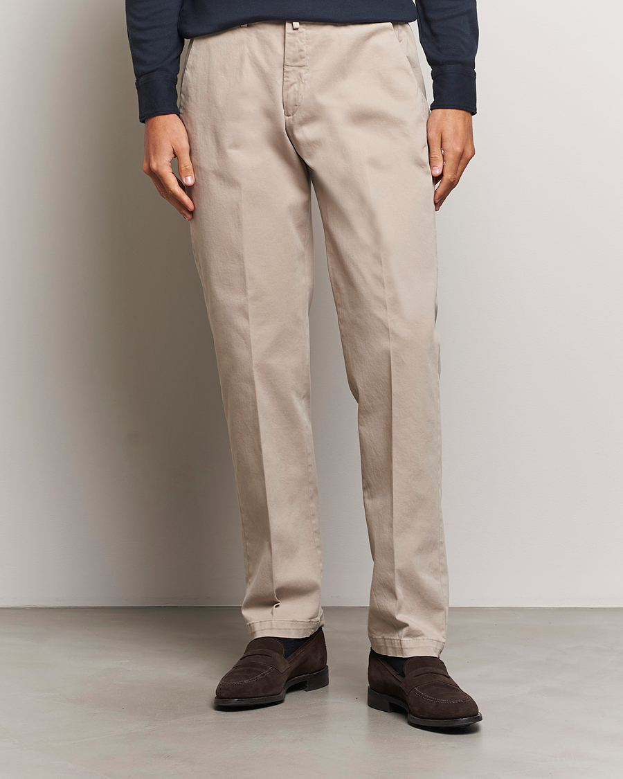 Herre | Bukser | Briglia 1949 | Soho Tailored Easy Fit Chino Beige