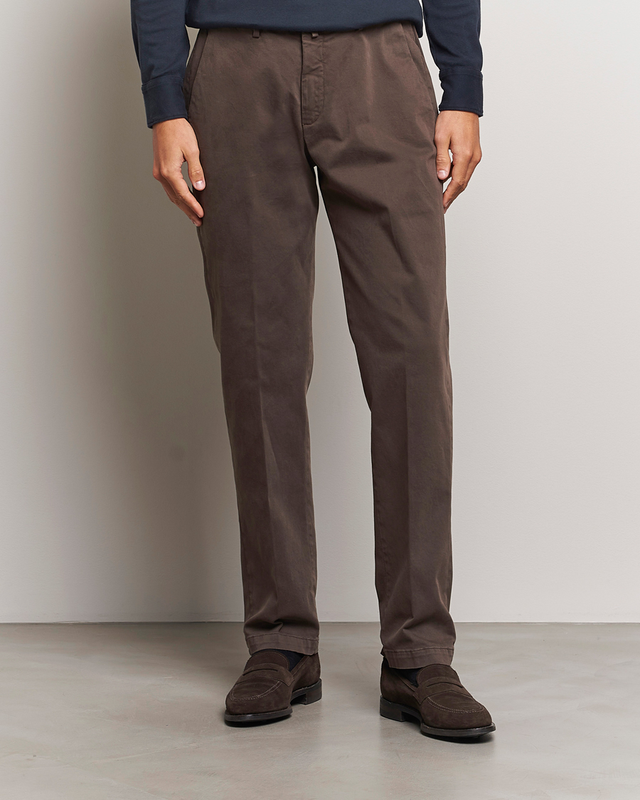 Herre | Bukser | Briglia 1949 | Soho Tailored Easy Fit Chino Brown