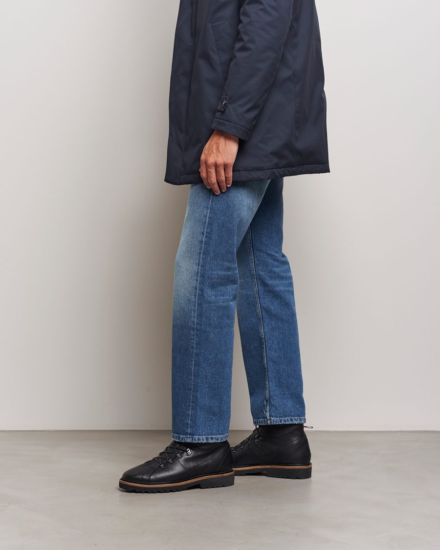 Herre | Kiton St Moritz Winter Boots Black Grain Calf | Kiton | St Moritz Winter Boots Black Grain Calf