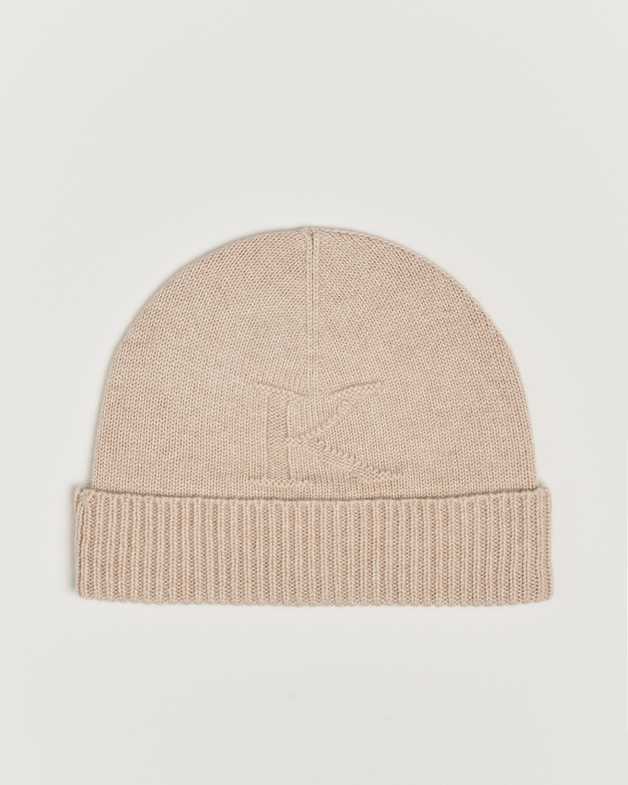 Herre | Kiton Cashmere Beanie Beige | Kiton | Cashmere Beanie Beige