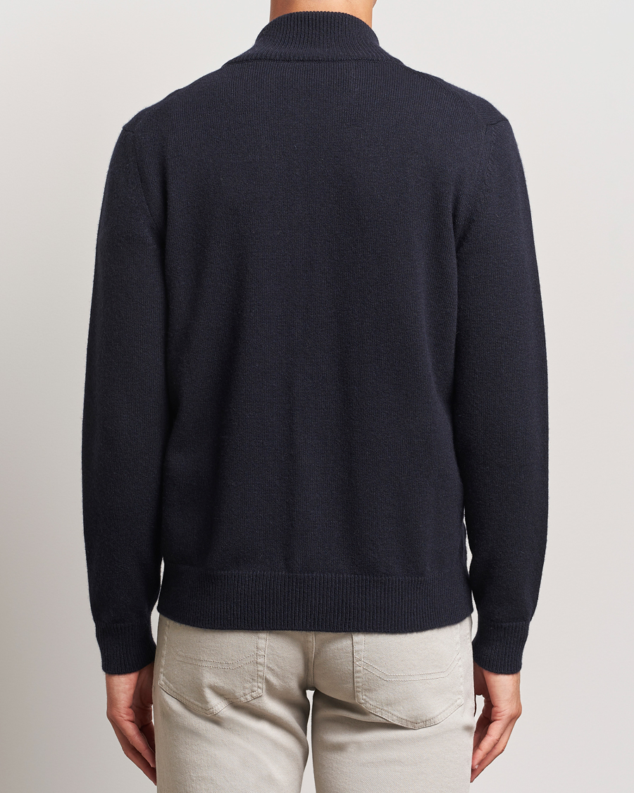 Herre | Gensere | Brioni | Cashmere Cardigan Jacket Navy