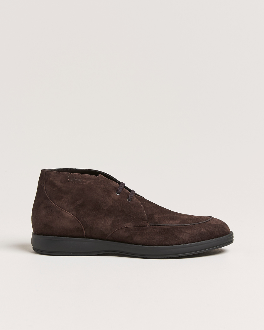 Herre | Brioni Journey Desert Boots Dark Brown Suede | Brioni | Journey Desert Boots Dark Brown Suede