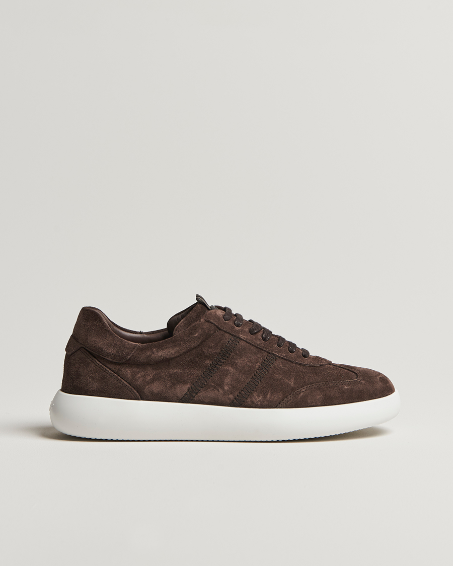 Herre | Brioni Cassetta Sneakers Dark Brown Suede | Brioni | Cassetta Sneakers Dark Brown Suede