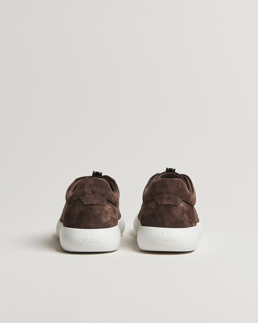 Herre | Brioni Cassetta Sneakers Dark Brown Suede | Brioni | Cassetta Sneakers Dark Brown Suede