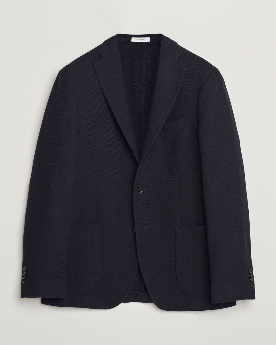 Herre | Dressjakker | Boglioli | K Jacket Wool/Cashmere Blazer Navy