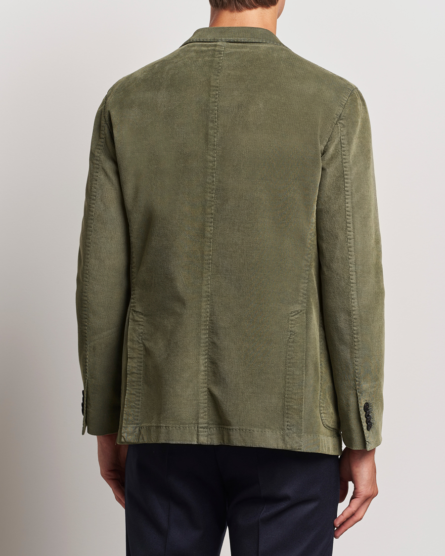 Herre | Dressjakker | Boglioli | K Jacket Corduroy Blazer Dark Green