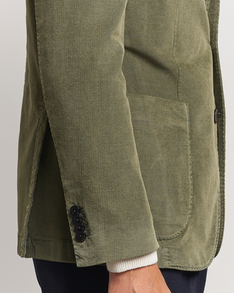 Herre | Dressjakker | Boglioli | K Jacket Corduroy Blazer Dark Green