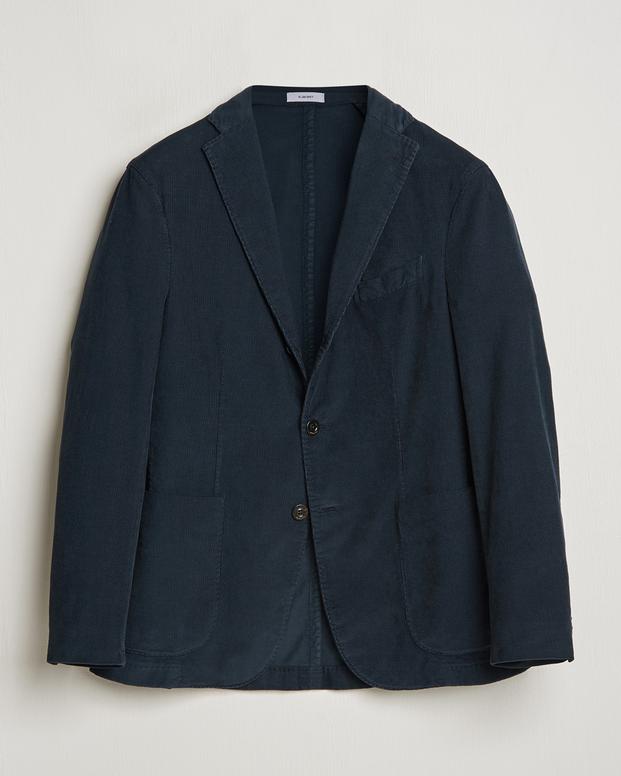 Herre | Dressjakker | Boglioli | K Jacket Corduroy Blazer Navy