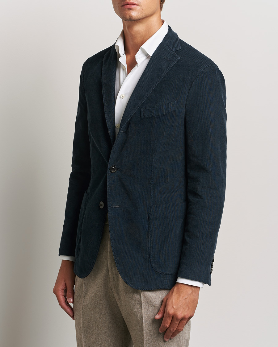 Herre | Dressjakker | Boglioli | K Jacket Corduroy Blazer Navy