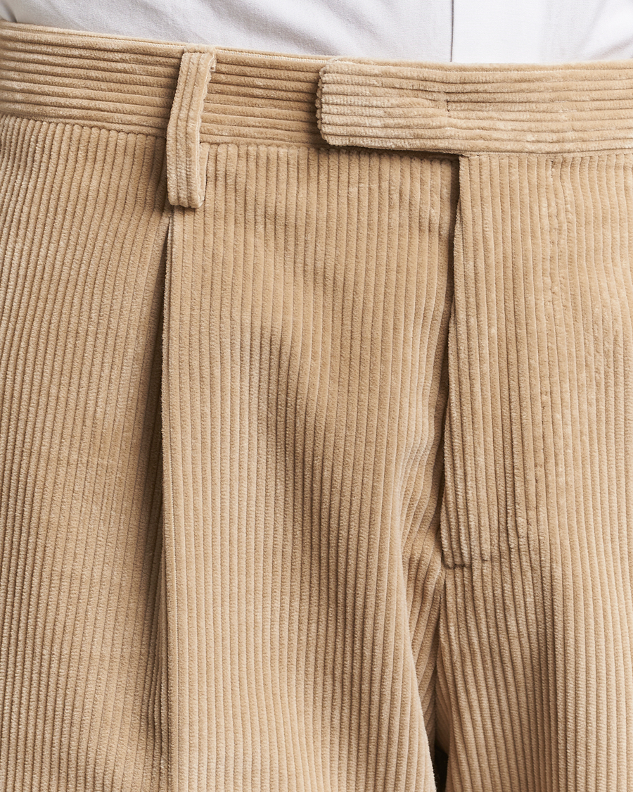 Herre | Dresser | Boglioli | K Jacket Wale Corduroy Suit Beige