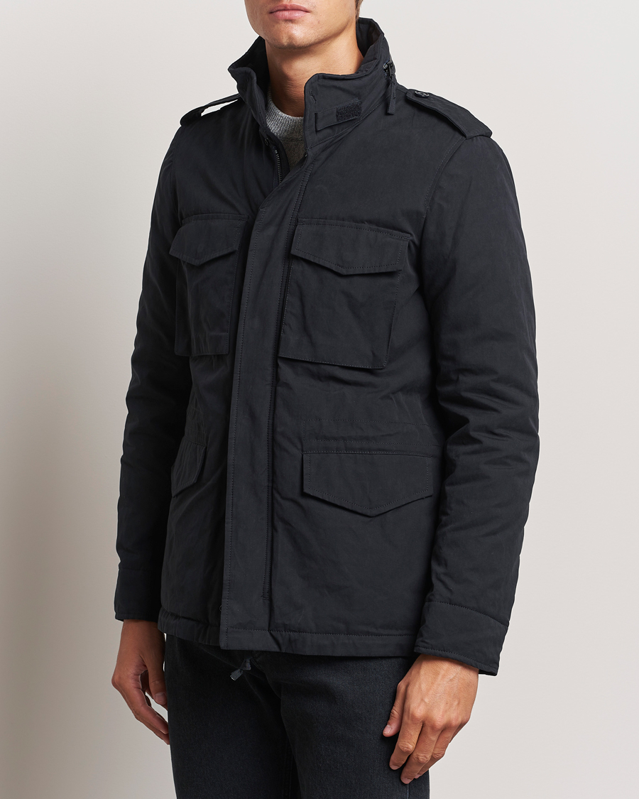 Herre | Jakker | Aspesi | Cotton Field Jacket Midnight