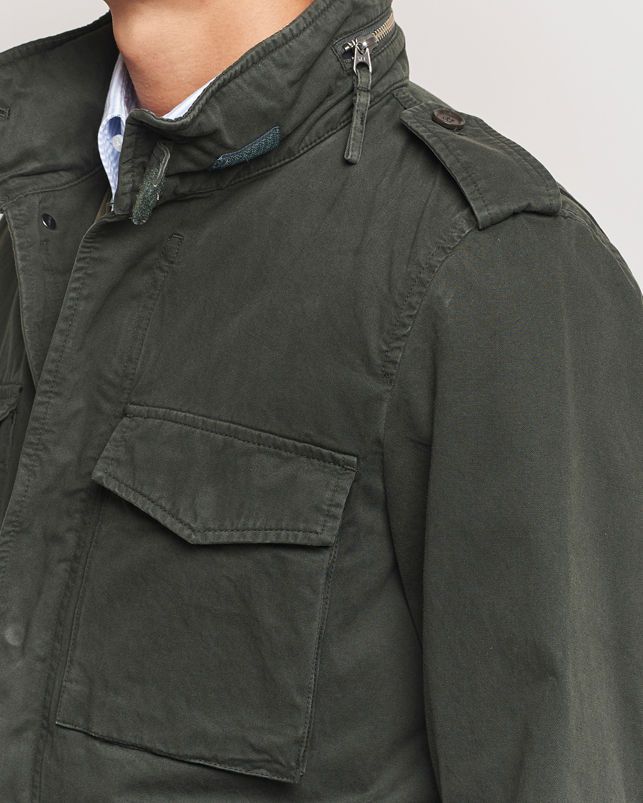 Herre | Jakker | Aspesi | Lined Cotton Field Jacket Military