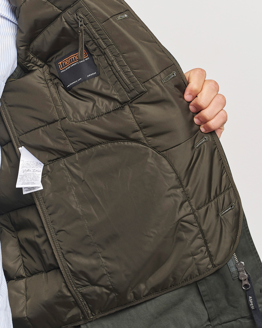 Herre | Jakker | Aspesi | Lined Cotton Field Jacket Military