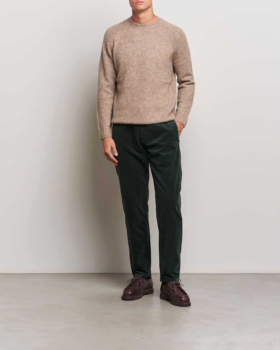 Herre | Bukser | Aspesi | Corduroy Pants Dark Green