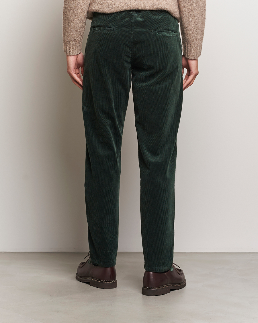 Herre | Bukser | Aspesi | Corduroy Pants Dark Green
