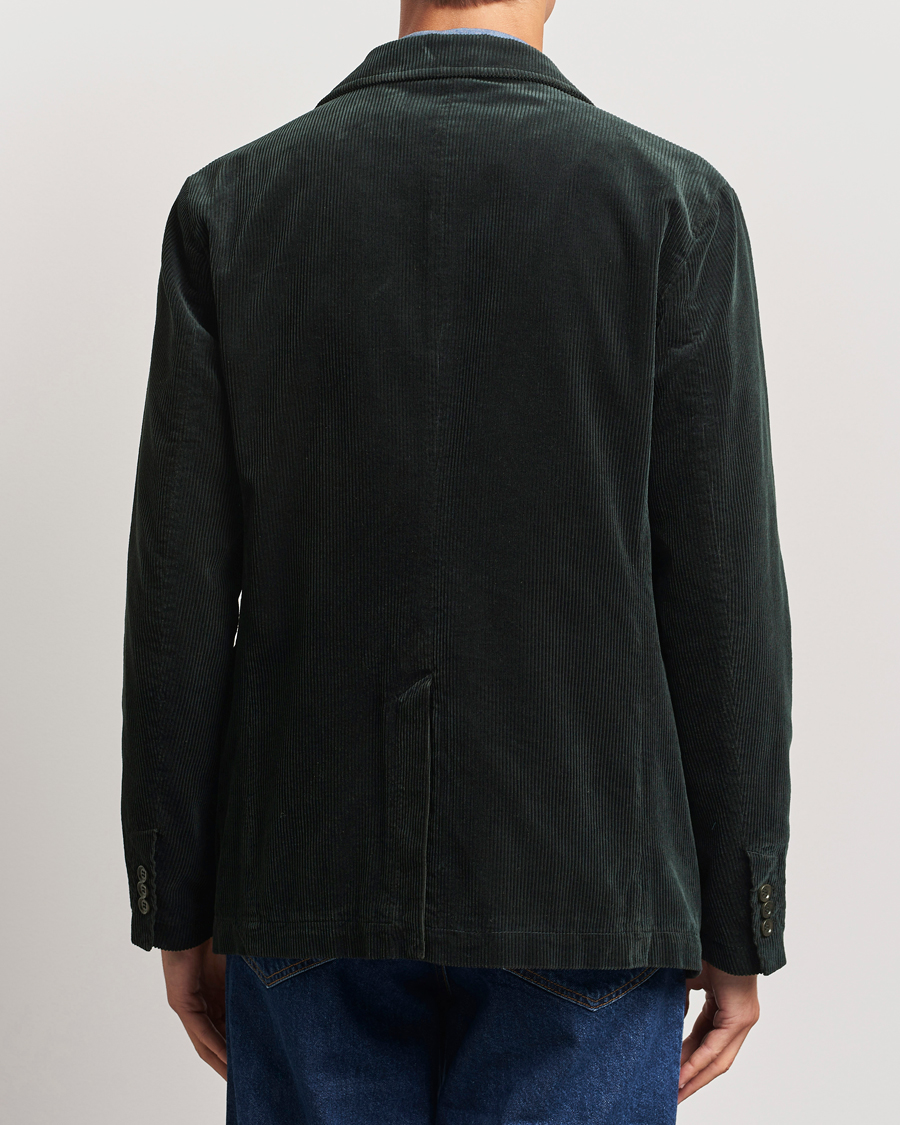 Herre | Dressjakker | Aspesi | Corduroy Blazer Dark Green