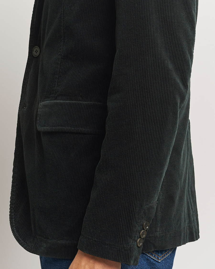 Herre | Dressjakker | Aspesi | Corduroy Blazer Dark Green