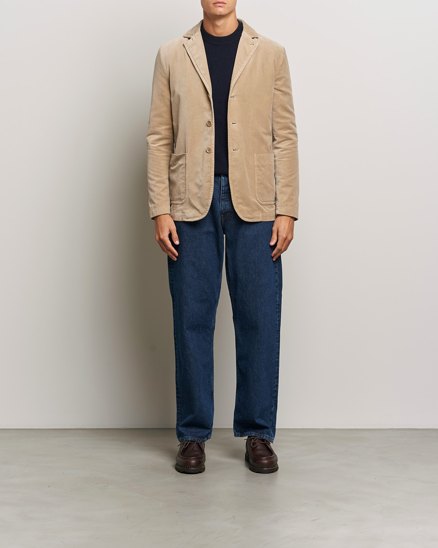 Herre | Dressjakker | Aspesi | Velvet Casual Jacket Beige