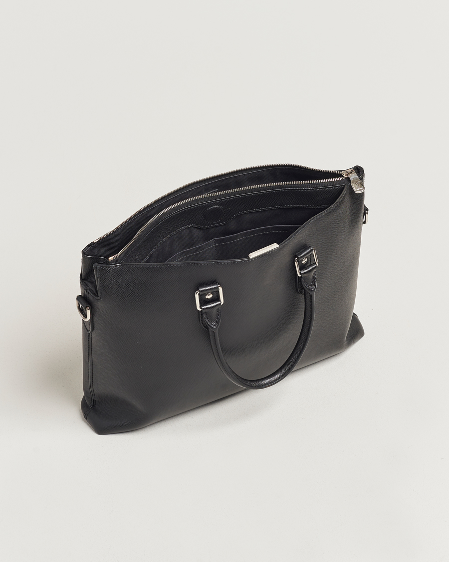 Herre | Louis Vuitton Pre-Owned Anton Brief Taiga Noir Silver | Louis Vuitton Pre-Owned | Anton Brief Taiga Noir Silver