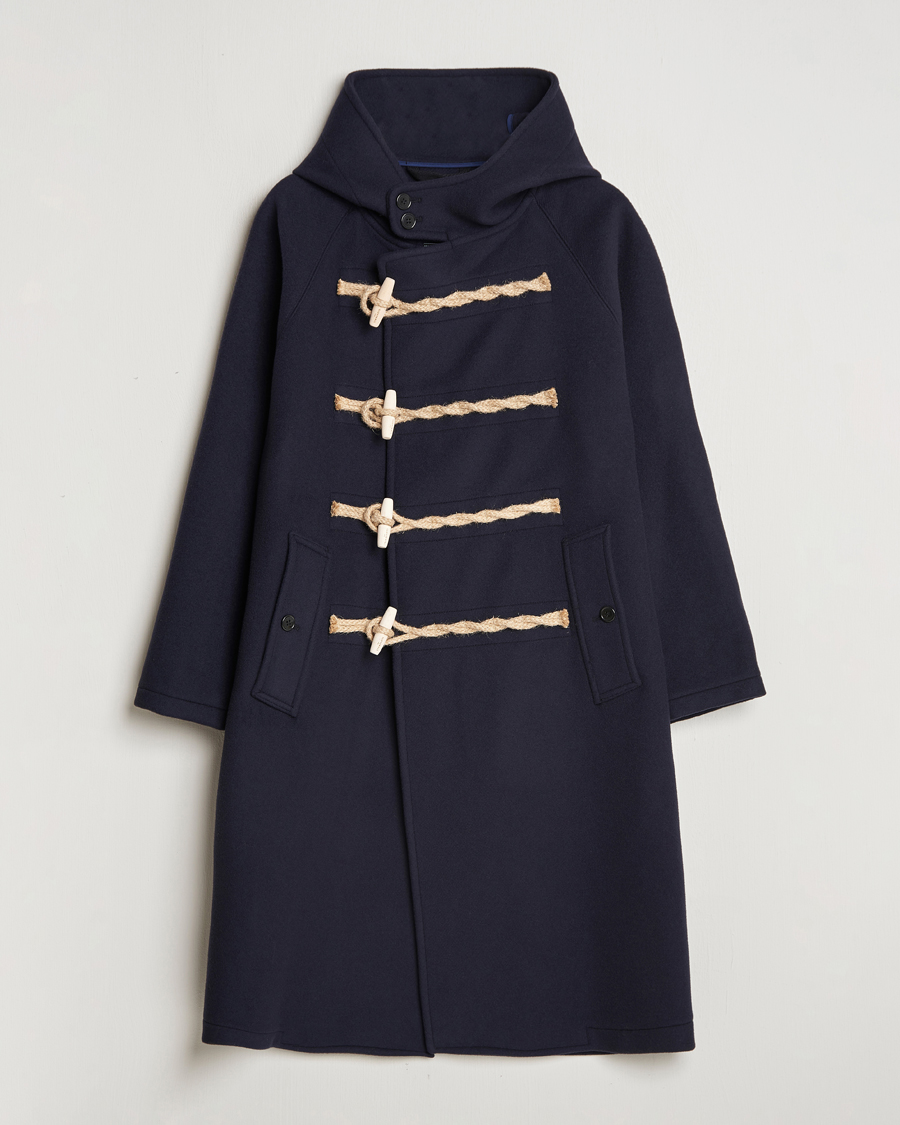 Herre | Jakker | Gloverall | Huxley Duffle Coat Navy