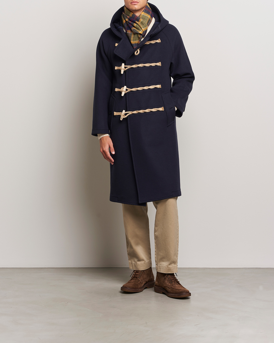 Herre | Jakker | Gloverall | Huxley Duffle Coat Navy
