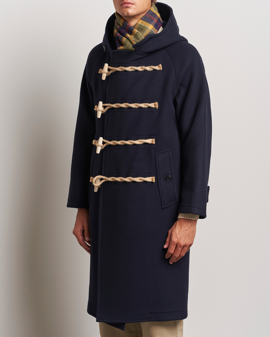 Herre | Jakker | Gloverall | Huxley Duffle Coat Navy